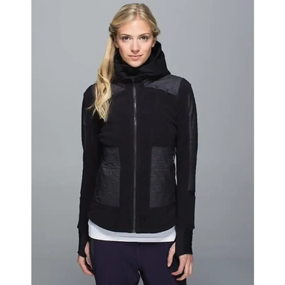 Lululemon Fleecy Keen Jacket Black Size 4‎